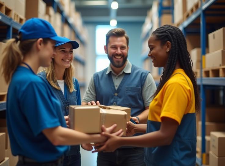 Alpine Express Team bei der Arbeit